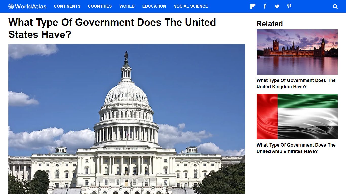 What Type of Government Does the United States Have?